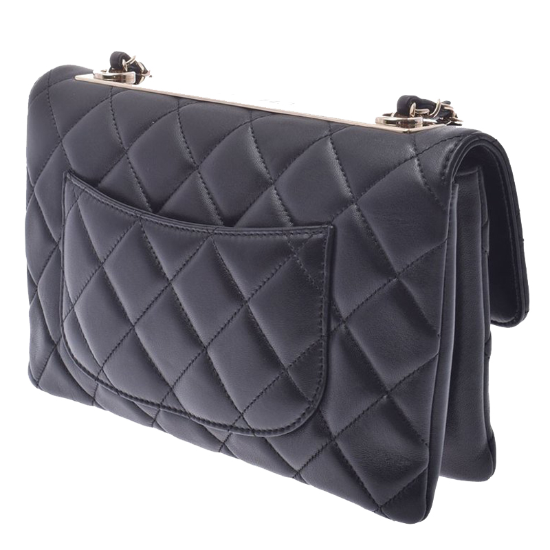 

Chanel Black Matlasse Leather Flap Bag