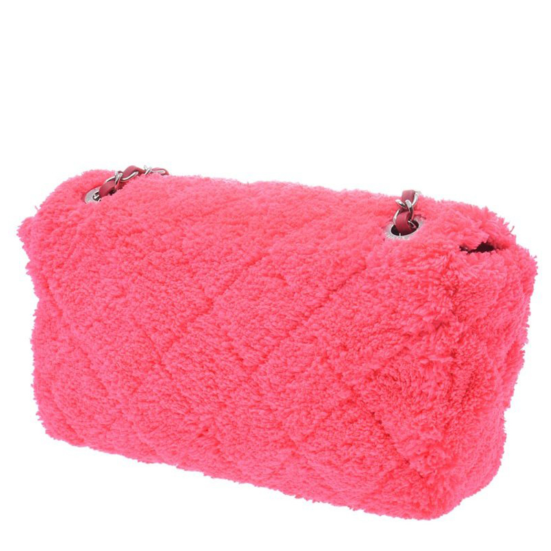 

Chanel Pink Mixed Fiber Lambskin Leather Flap Bag