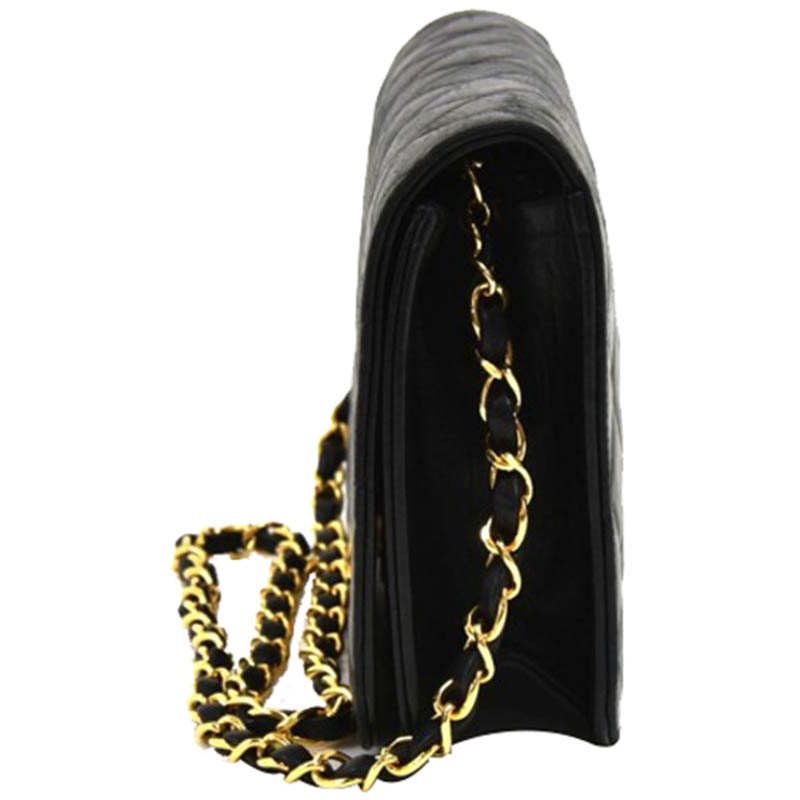 

Chanel Black Quilted Leather Flap Bag