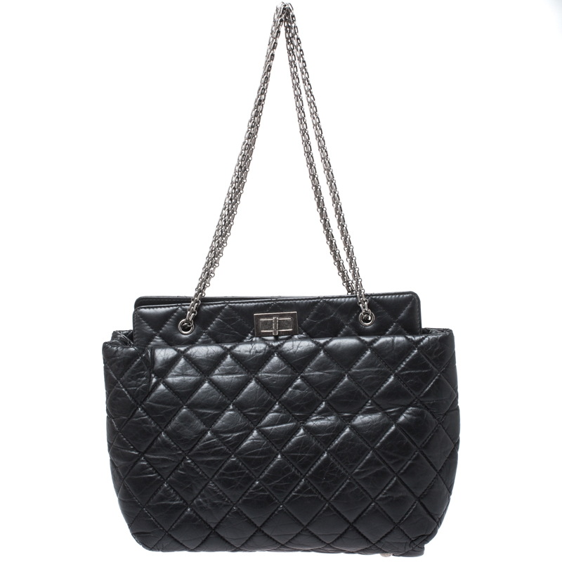 chanel quilted calfskin leather handbag