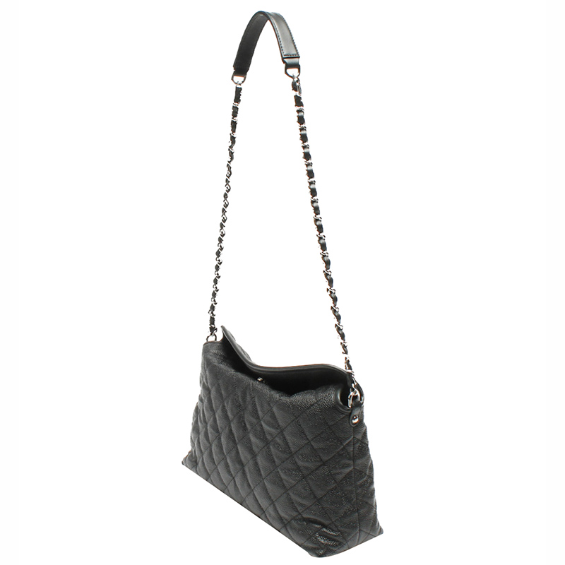 

Chanel Black Quilted Leather Chain Shoulder Bag