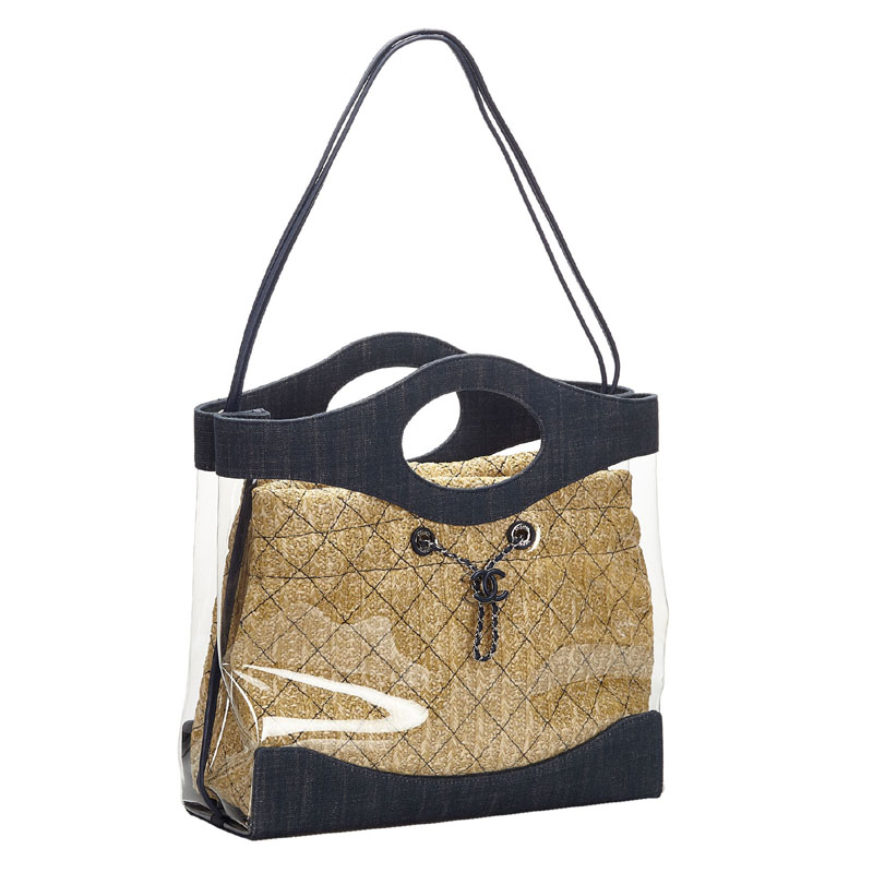 

Chanel Blue/Beige PVC 31 Shoulder Bag
