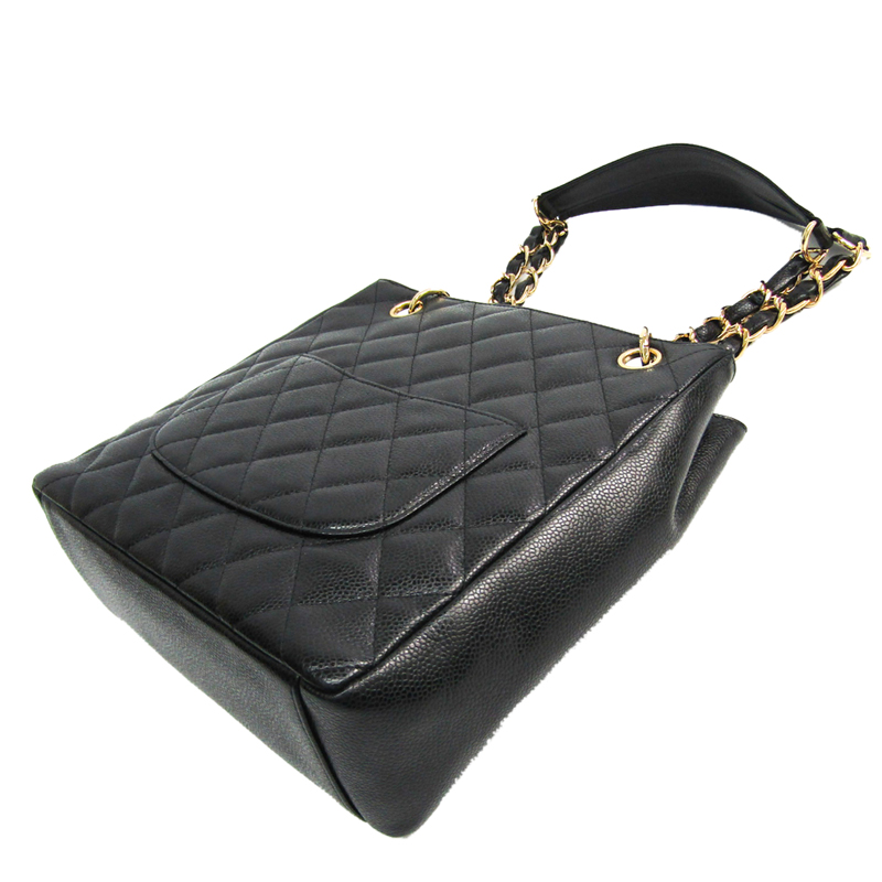 

Chanel Black Caviar Leather Petite Shopping Tote