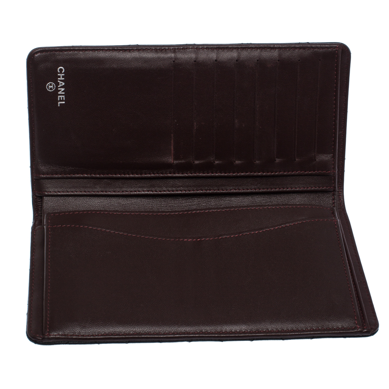 

Chanel Black Quilted Leather CC Long Wallet