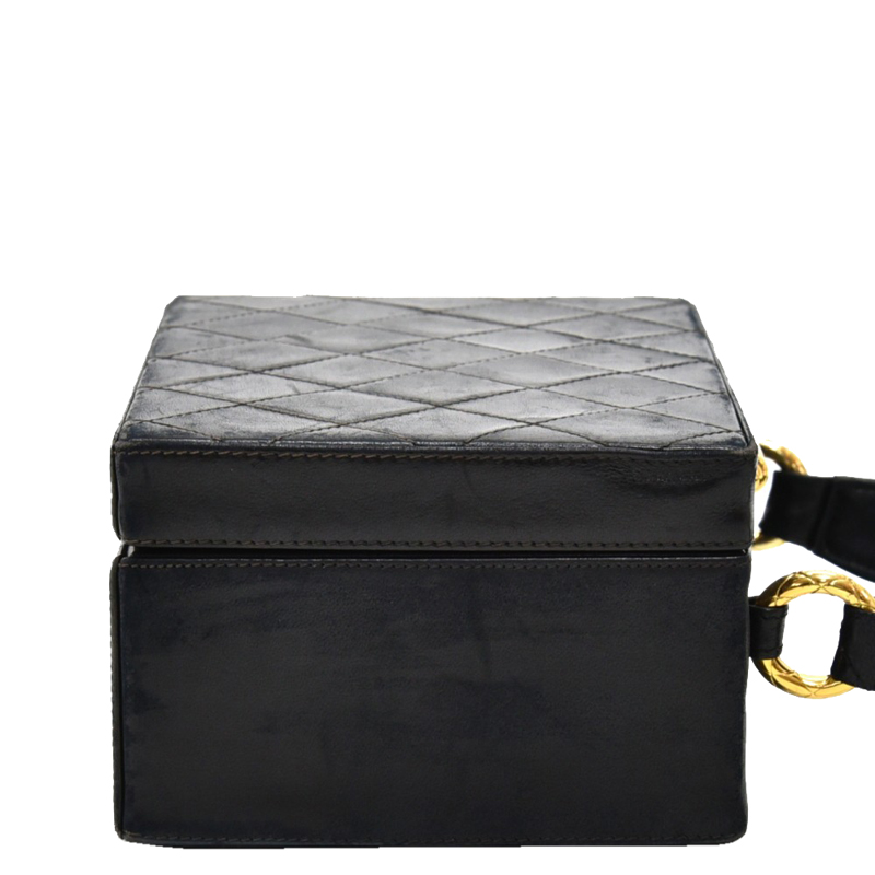 

Chanel Black Quilted Leather Box Bag