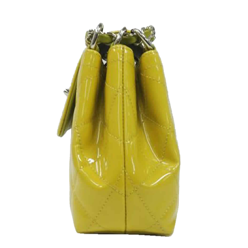 

Chanel Yellow Patent Leather Chain Shoulder Bag