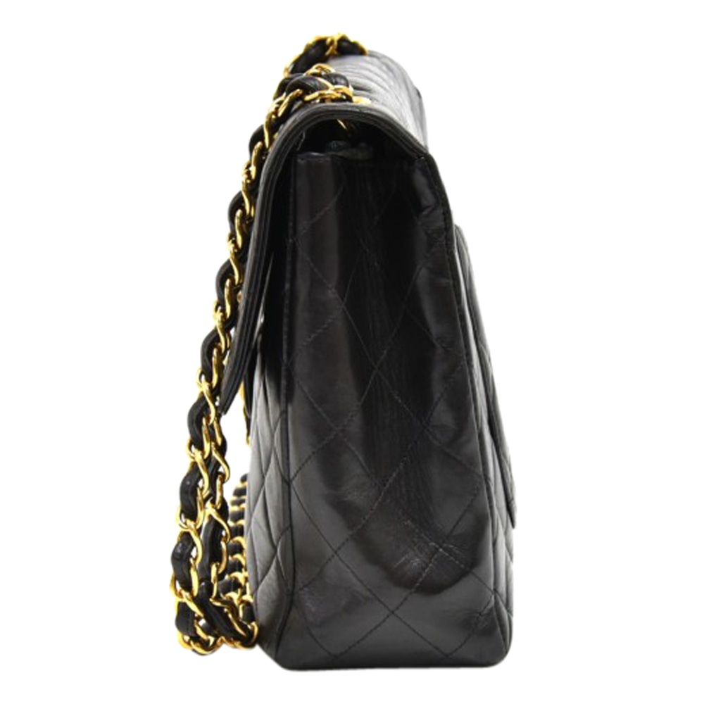 

Chanel Black Quilted Leather Shoulder Classic Flap Bag