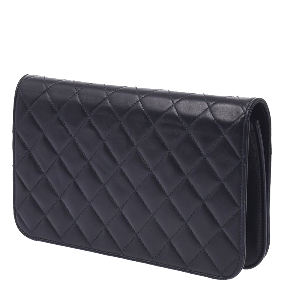 

Chanel Black Quilted Leather Full Flap Shoulder Bag