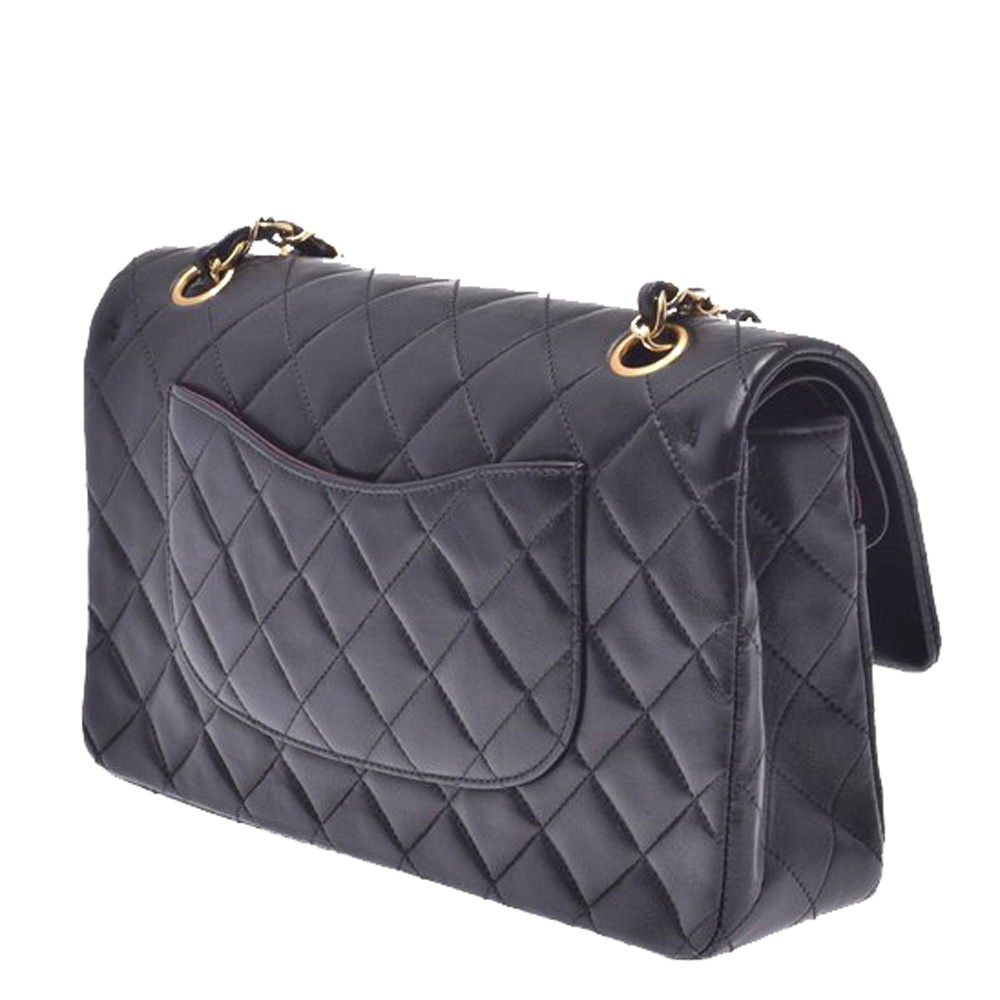 

Chanel Black Quilted Leather Classic Double Flap Shoulder Bag