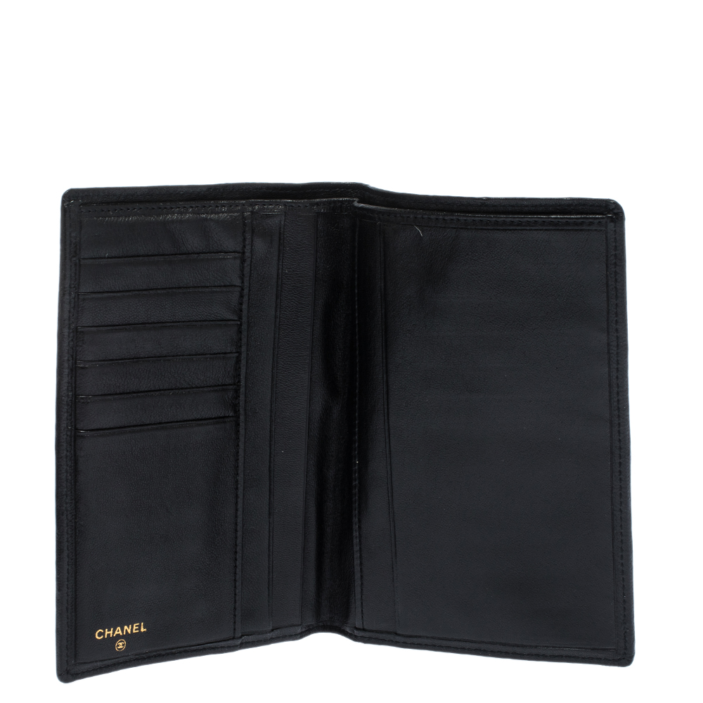 

Chanel Black Quilted Leather Vintage Bifold Wallet