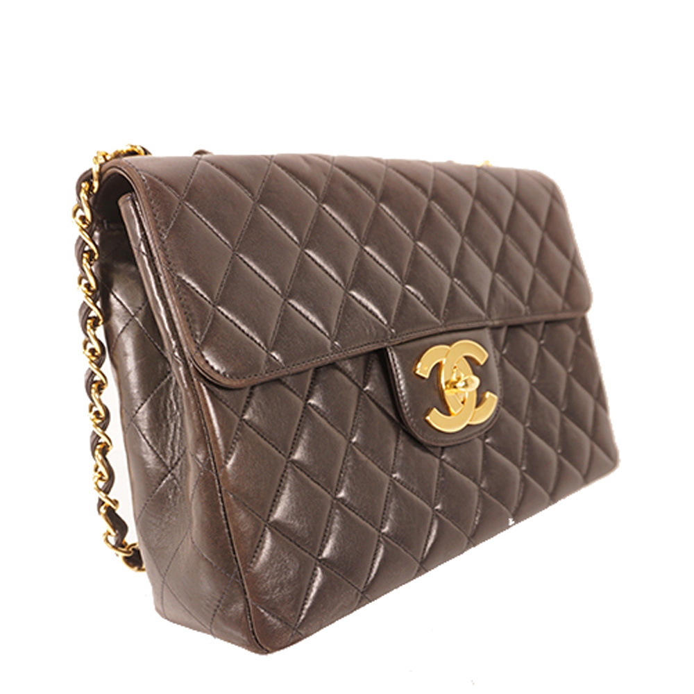 

Chanel Black Matelasse Leather Flap Shoulder Bag
