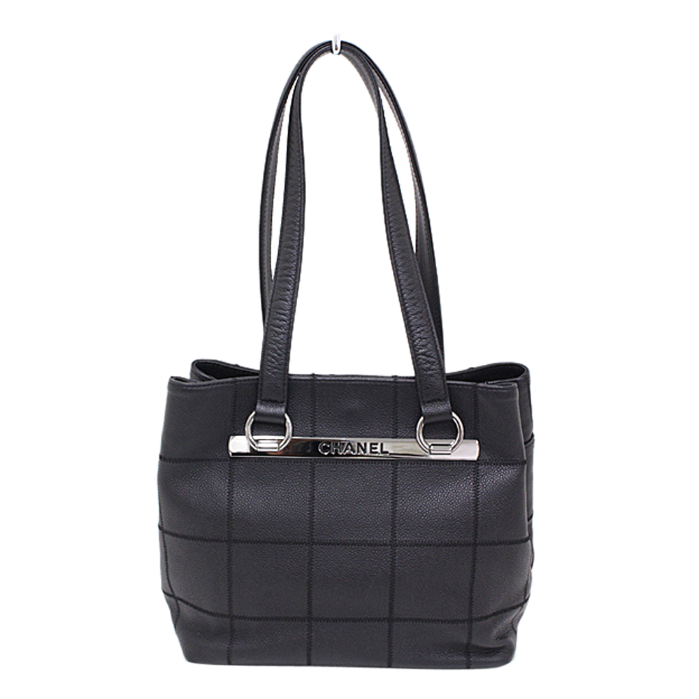 chanel chocolate bar tote