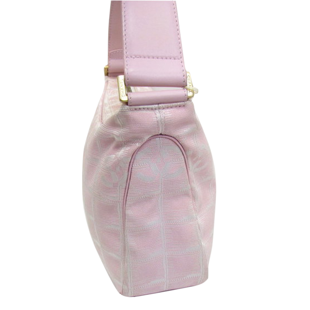 

Chanel Pink Nylon New Travel Line Shoulder Bag