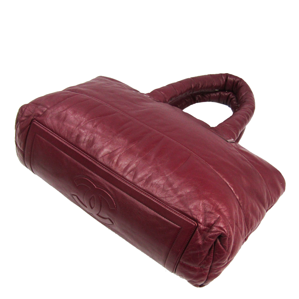 

Chanel Bordeaux Leather Coco Cocoon Tote, Burgundy
