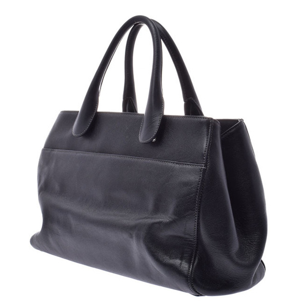 

Chanel Black Leather Executive Cerf Tote
