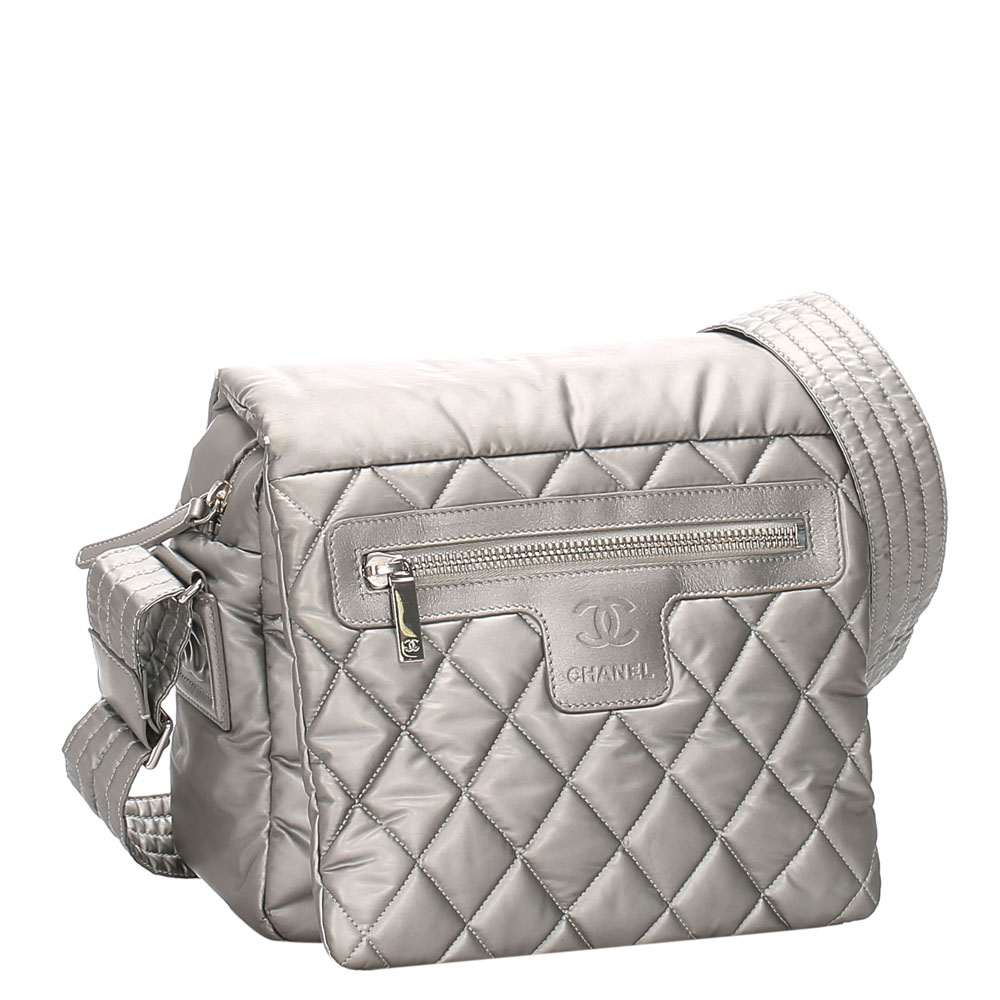 

Chanel Grey Nylon Coco Cocoon Crossbody Bag