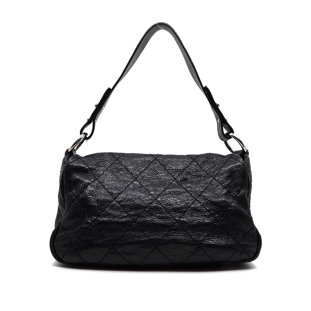 

Chanel Black Leather Vintage Shoulder Bag