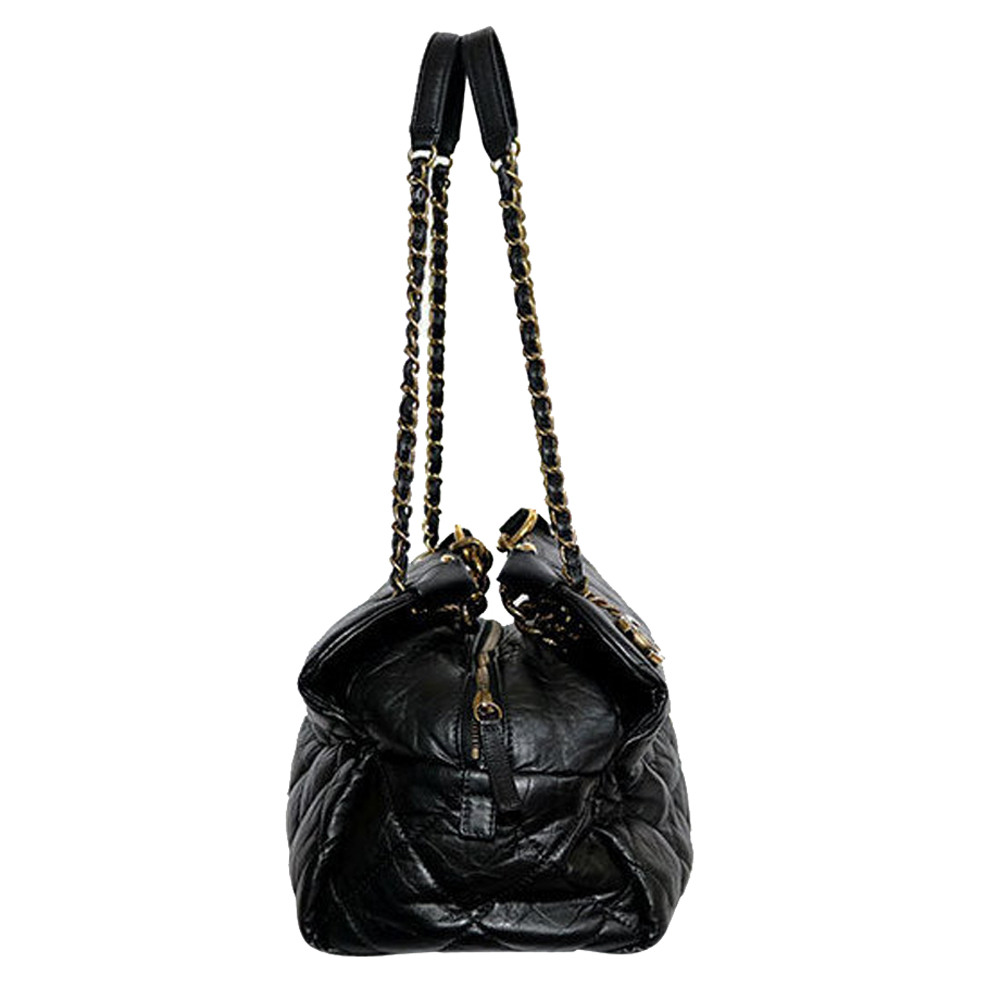 

Chanel Black Quilted Leather Shoulder Bag
