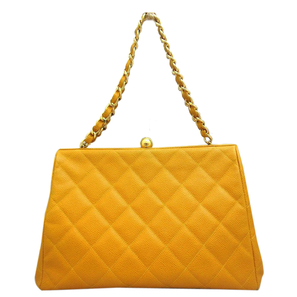 yellow shoulder bag