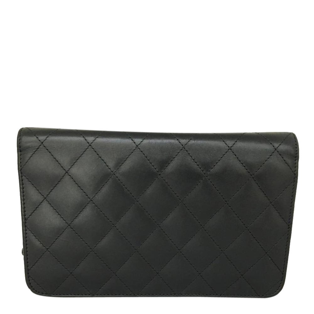 

Chanel Black Lambskin Leather Cambon Ligne Bag