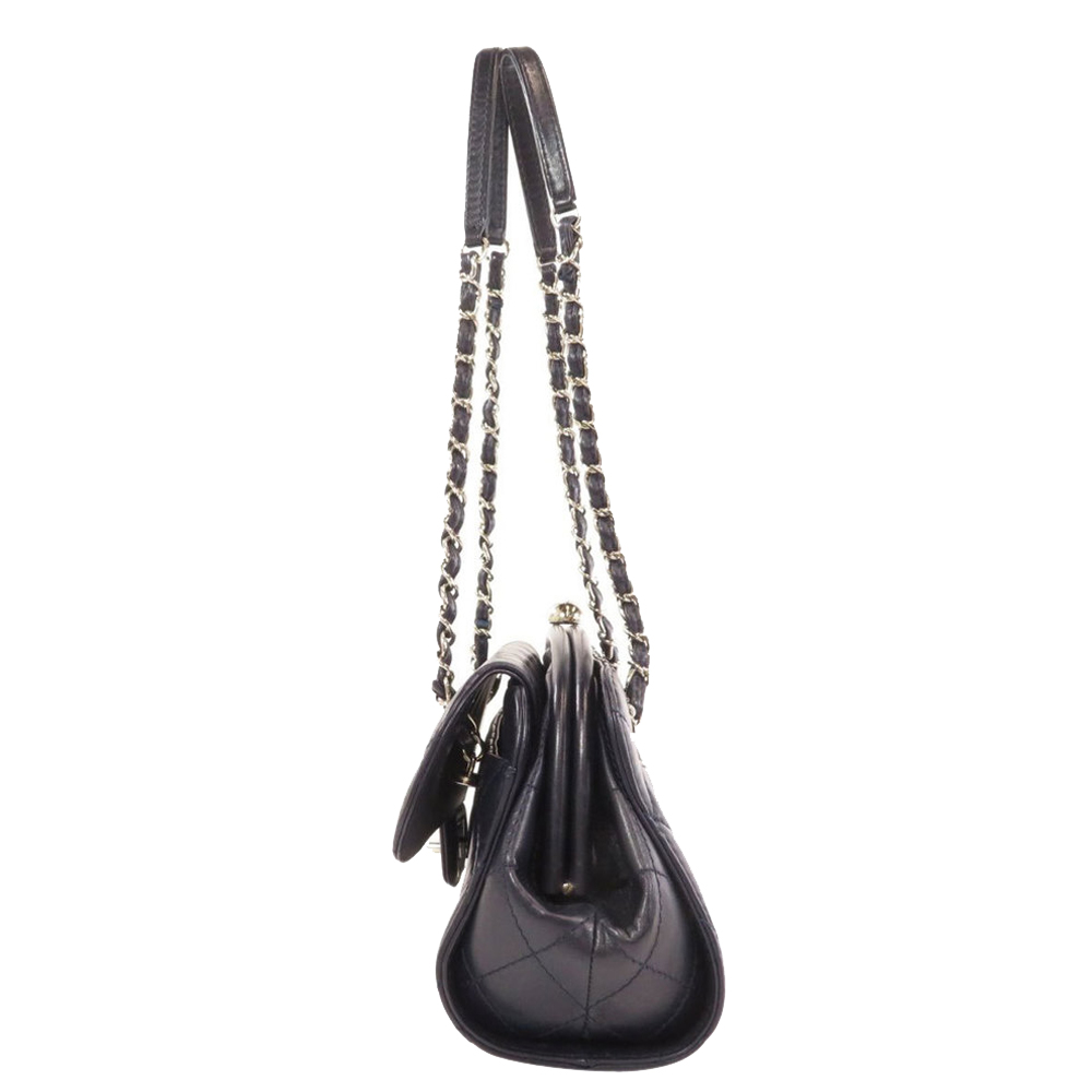 

Chanel Black Quilted Leather Vintage Shoulder Bag