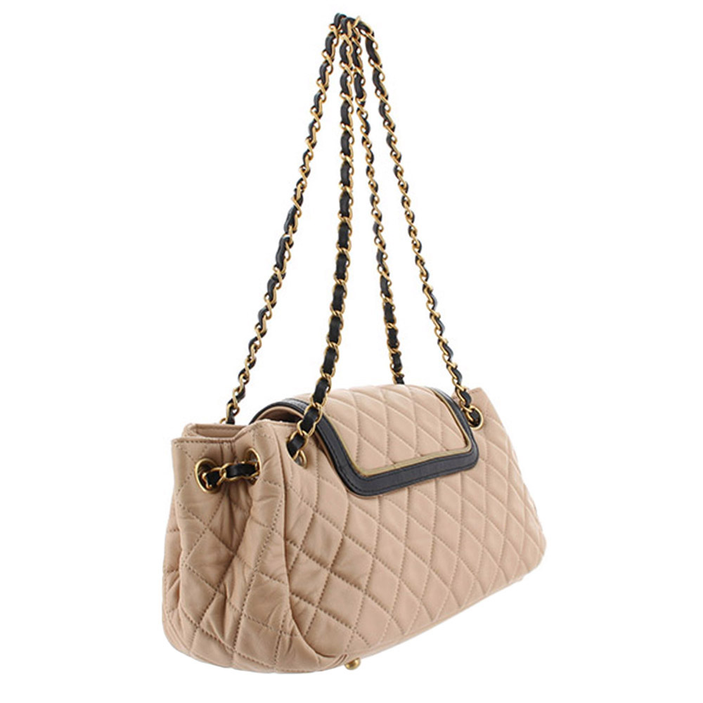 

Chanel Beige Matelasse Leather Accordion Reissue Bag