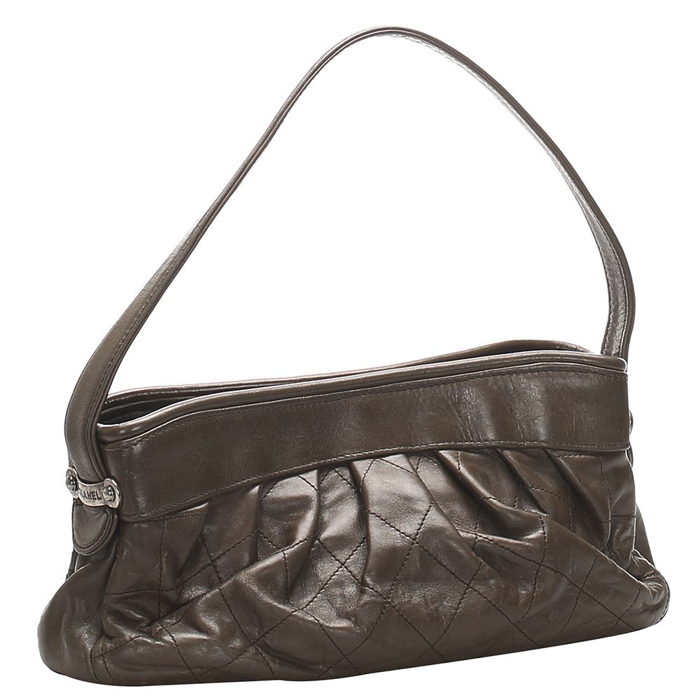 

Chanel Brown Leather Timeless Shoulder Bag