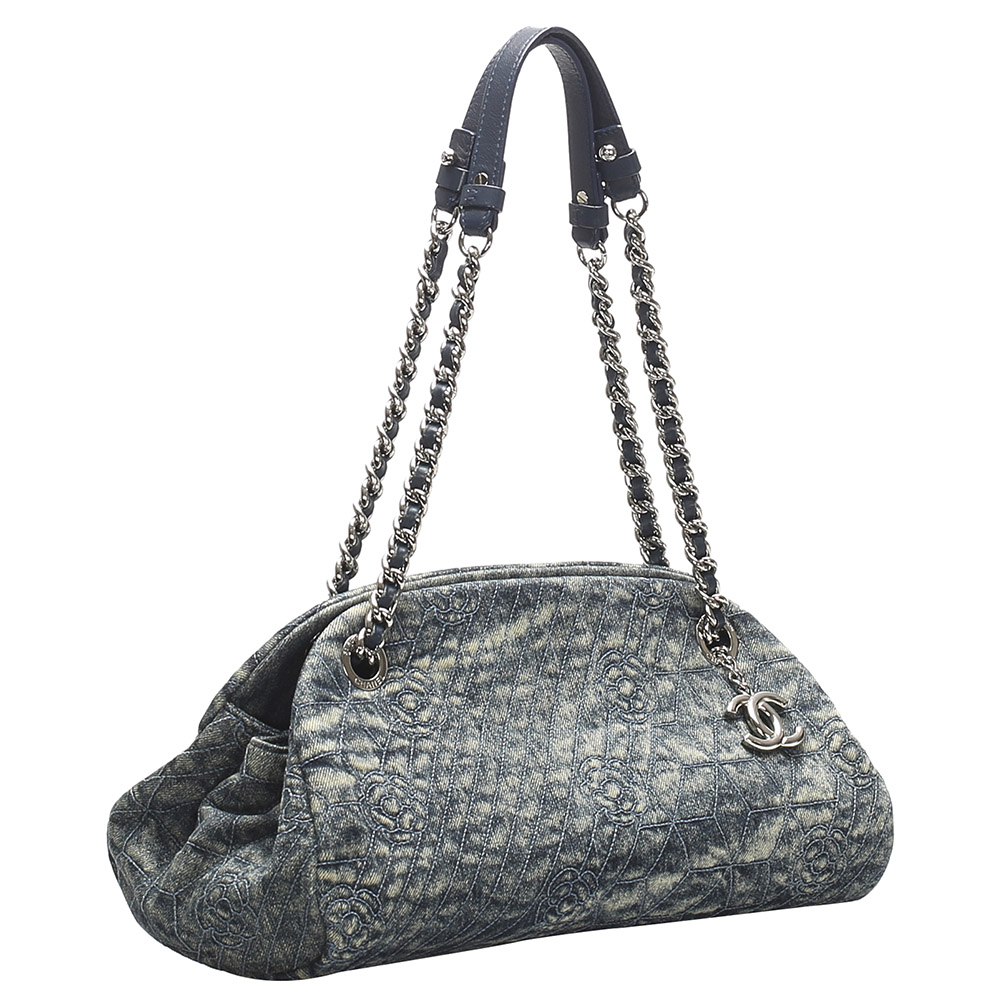 

Chanel Blue Denim Mademoiselle bag