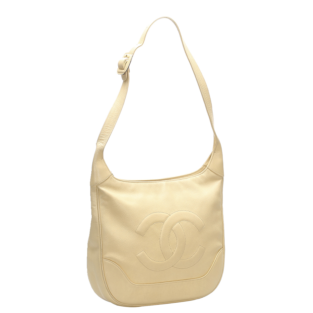 

Chanel Yellow Caviar Leather Vintage Bag