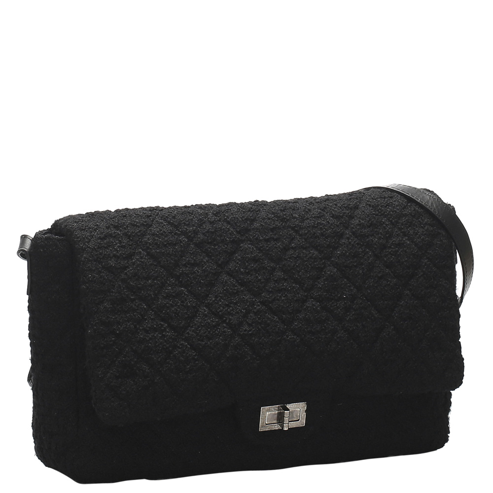 

Chanel Black Wool Reissue Shoulder Bags