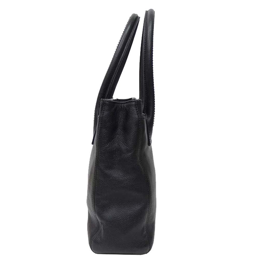 

Chanel Black Leather Tall Cerf Tote Bag