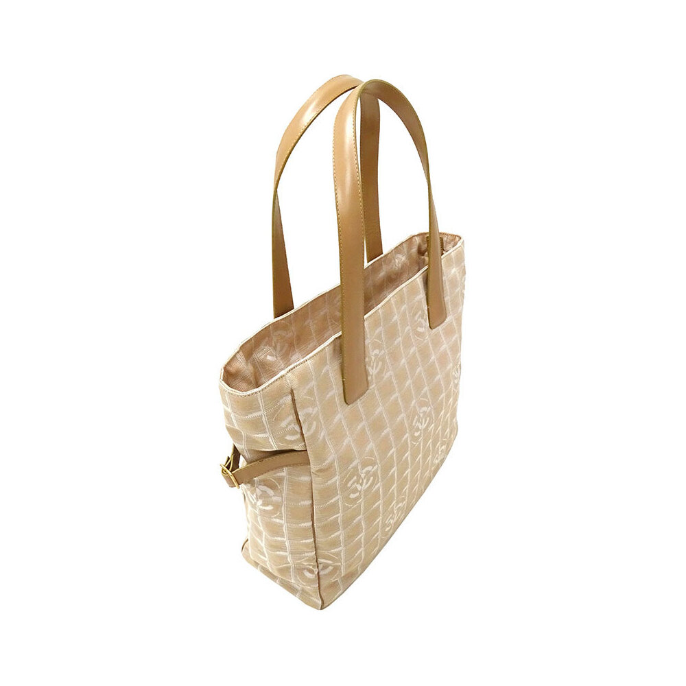

Chanel Beige Nylon Travel Line Tote Bag