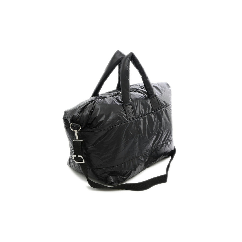 

Chanel Black Nylon Coco Cocoon Weekender Bag