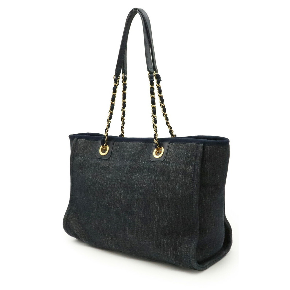 

Chanel Blue Denim Deauville Tote Bag