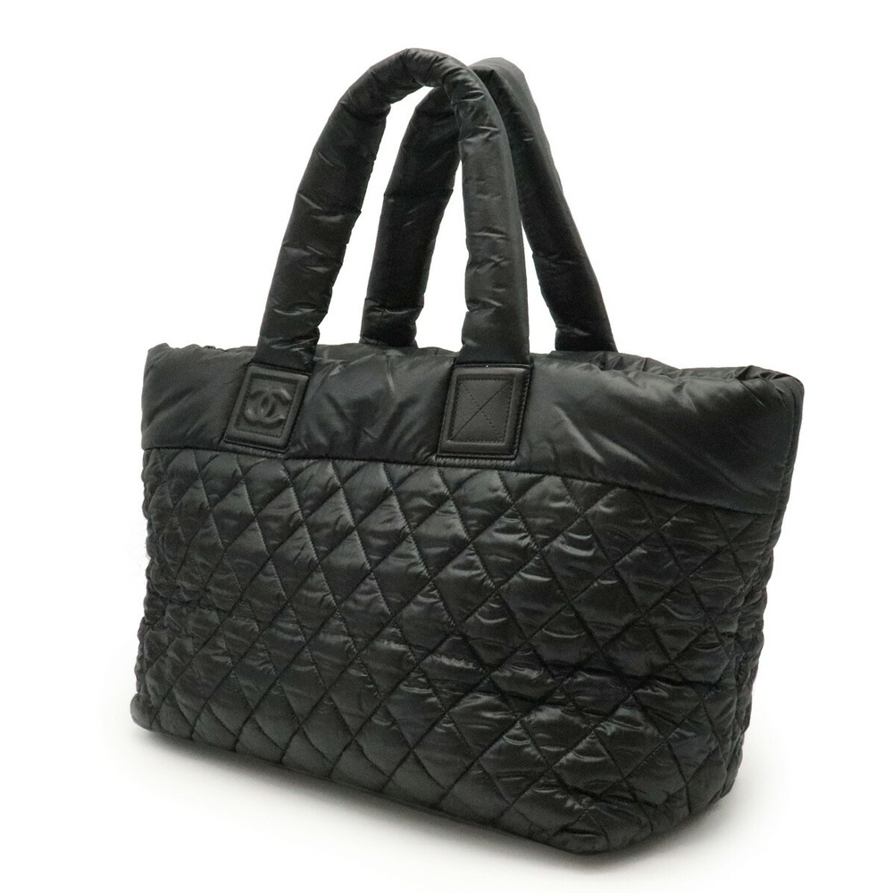 

Chanel Black Quilted Nylon Coco Cocoon Tote Bag
