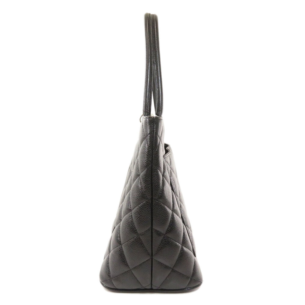 

Chanel Black Caviar Leather Medallion Tote bag