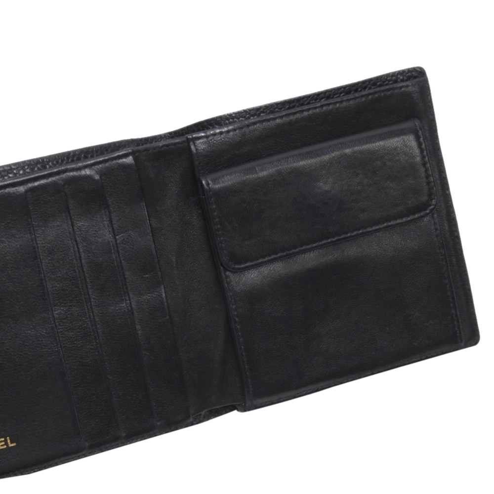 

Chanel Black Caviar Leather CC Wallet