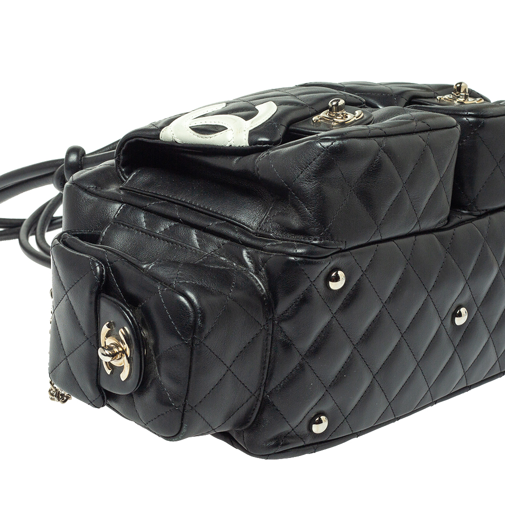 Cambon reporter leather handbag Chanel Black in Leather - 25095464