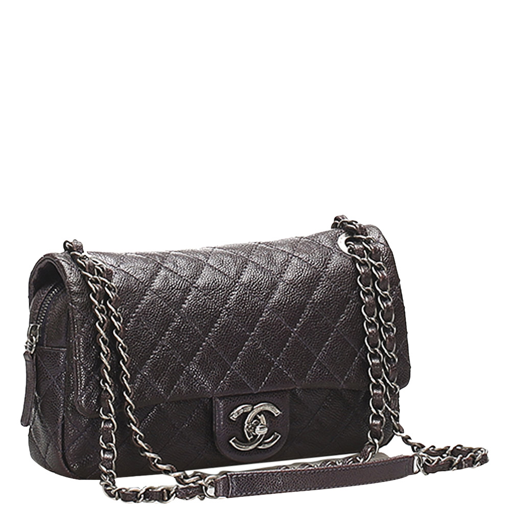 

Chanel Black Lambskin Leather Classic Double Flap Bag