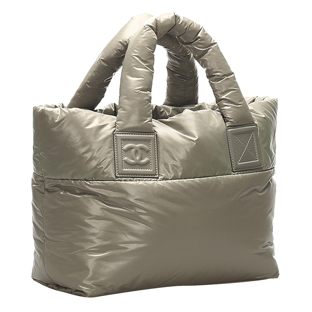 

Chanel Brown/Khaki Cocoon Leather Tote Bag, Multicolor