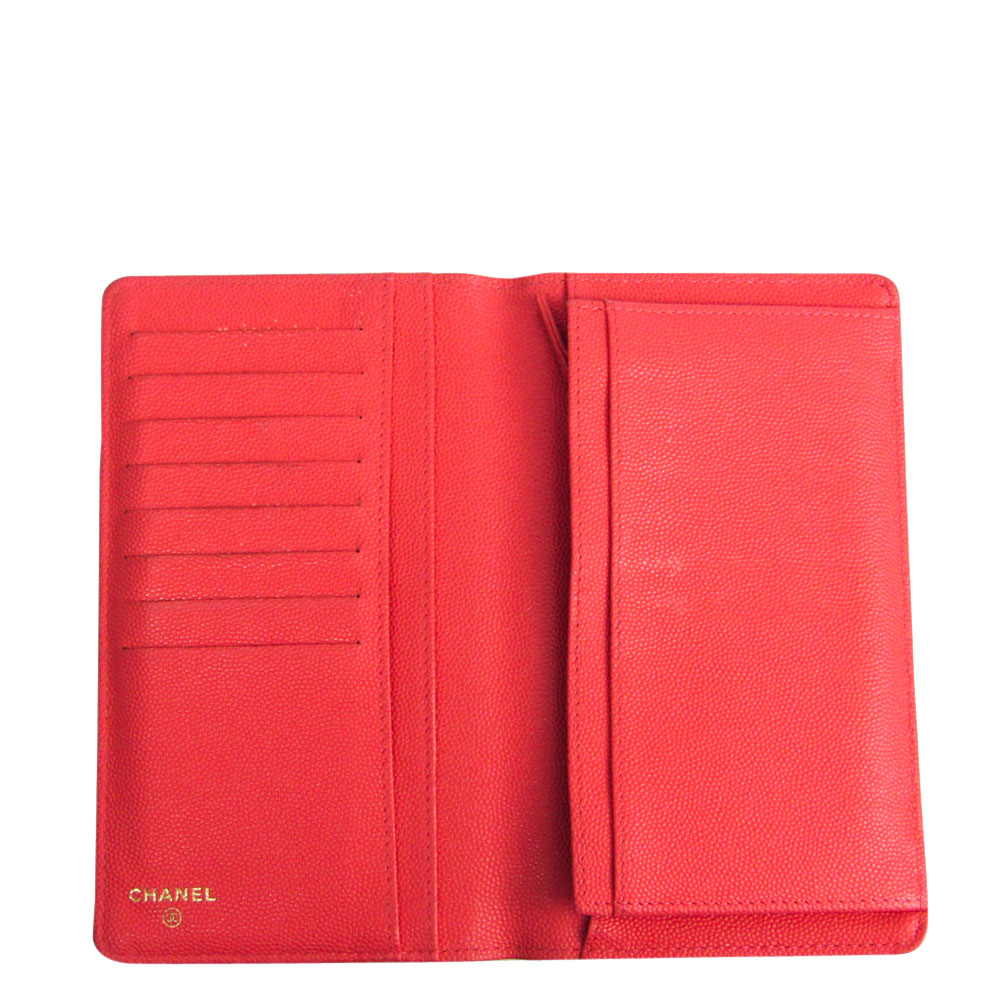 

Chanel Pink Caviar Leather Wallet