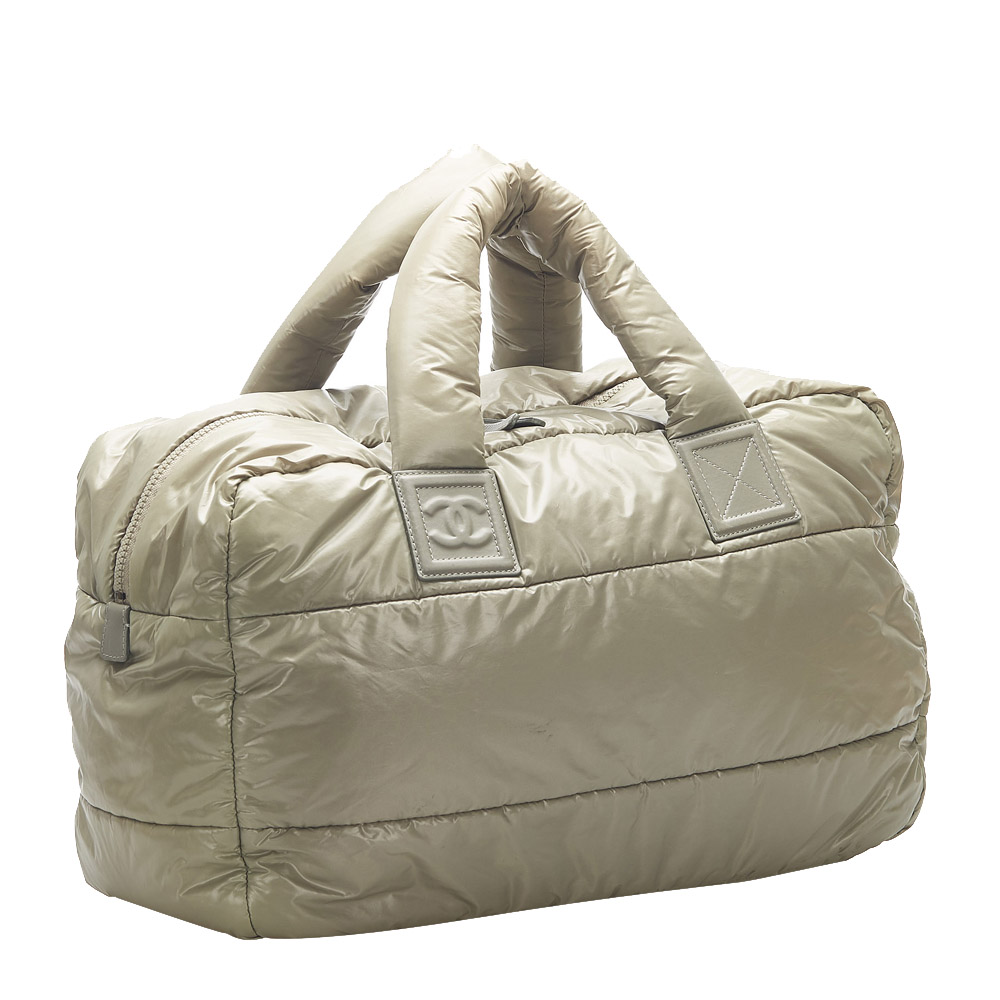 

Chanel Brown Nylon Coco Cocoon Bag