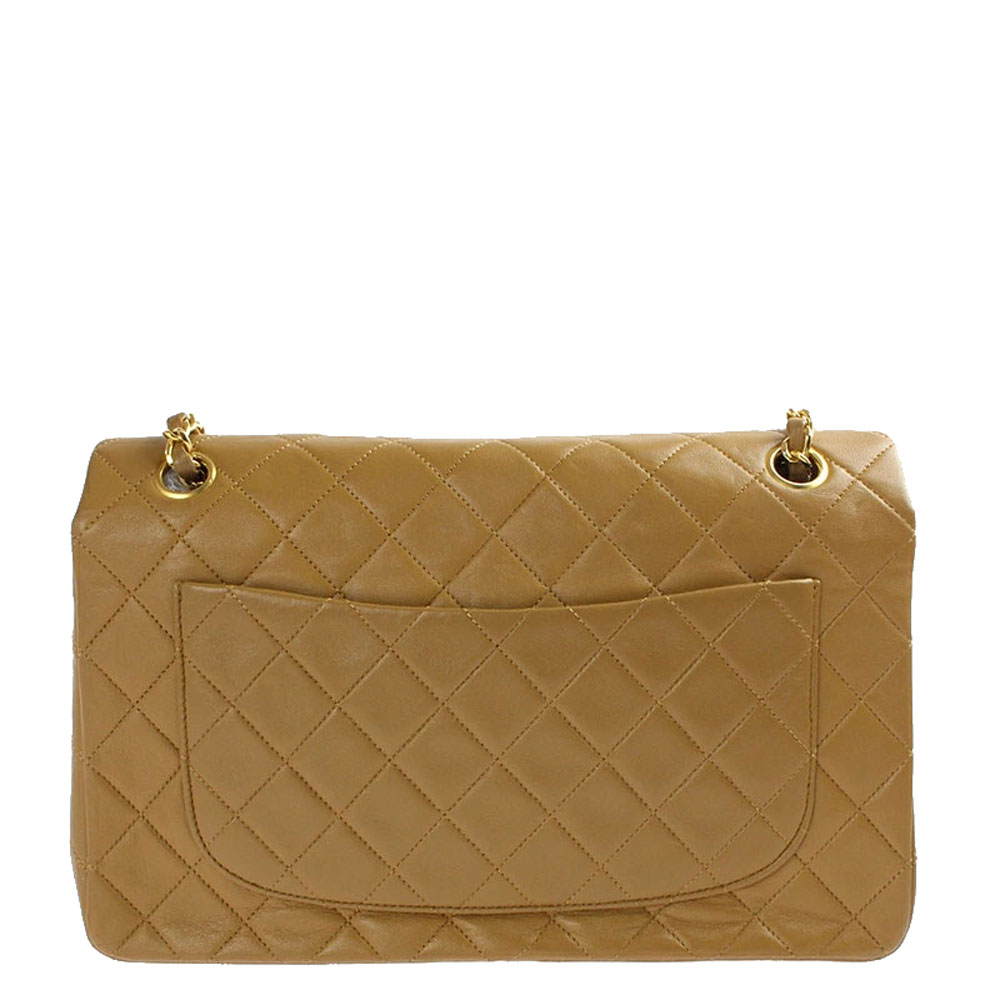 

Chanel Brown Leather Classic Flap Bag
