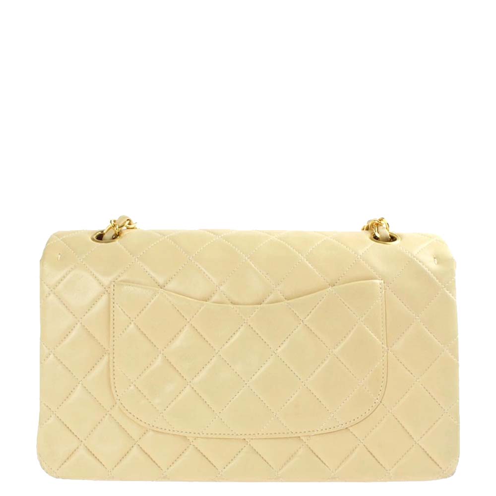 

Chanel Beige Quilted Leather Classic Double Flap Bag