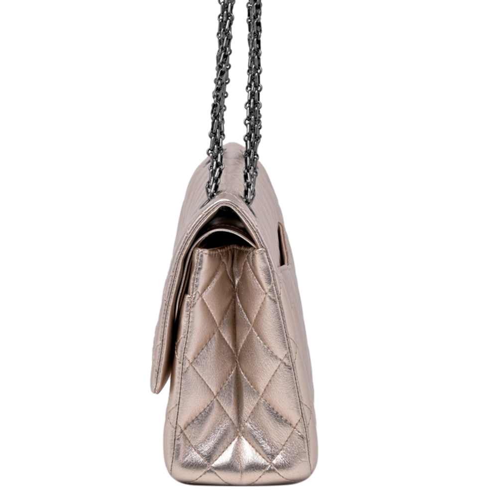 

Chanel Metallic Leather Reissue 2.55 Classic 225 Flap Bag