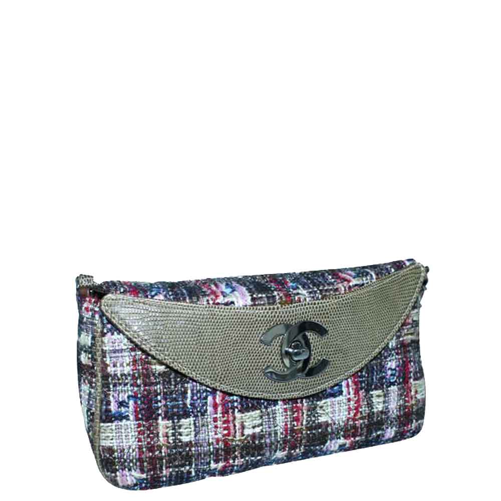 

Chanel Multicolor Vintage CC Tweed Bag