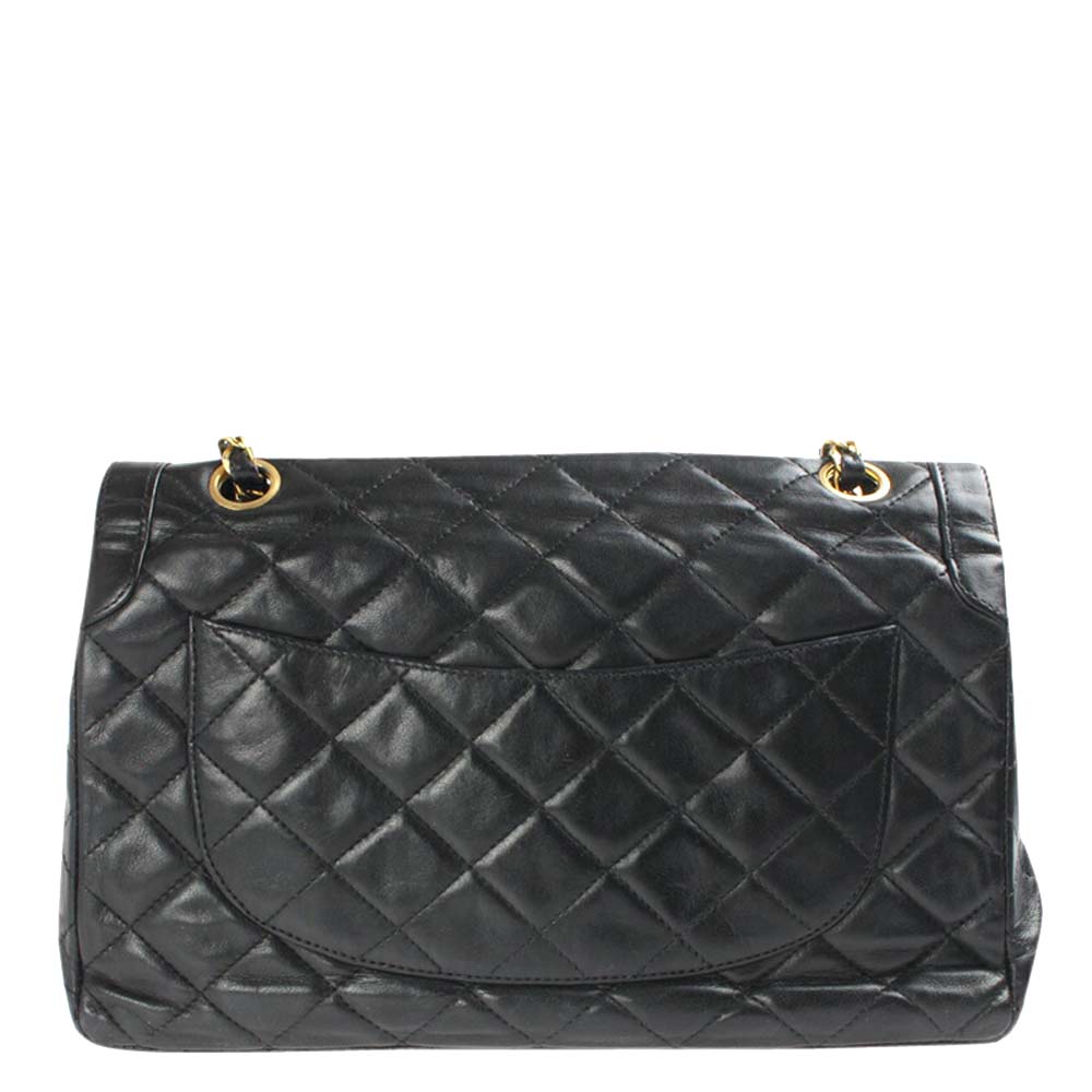 

Chanel Black Leather Diana Flap Bag