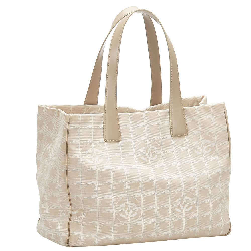 

Chanel Beige/Brown New Travel Line Canvas Tote Bag