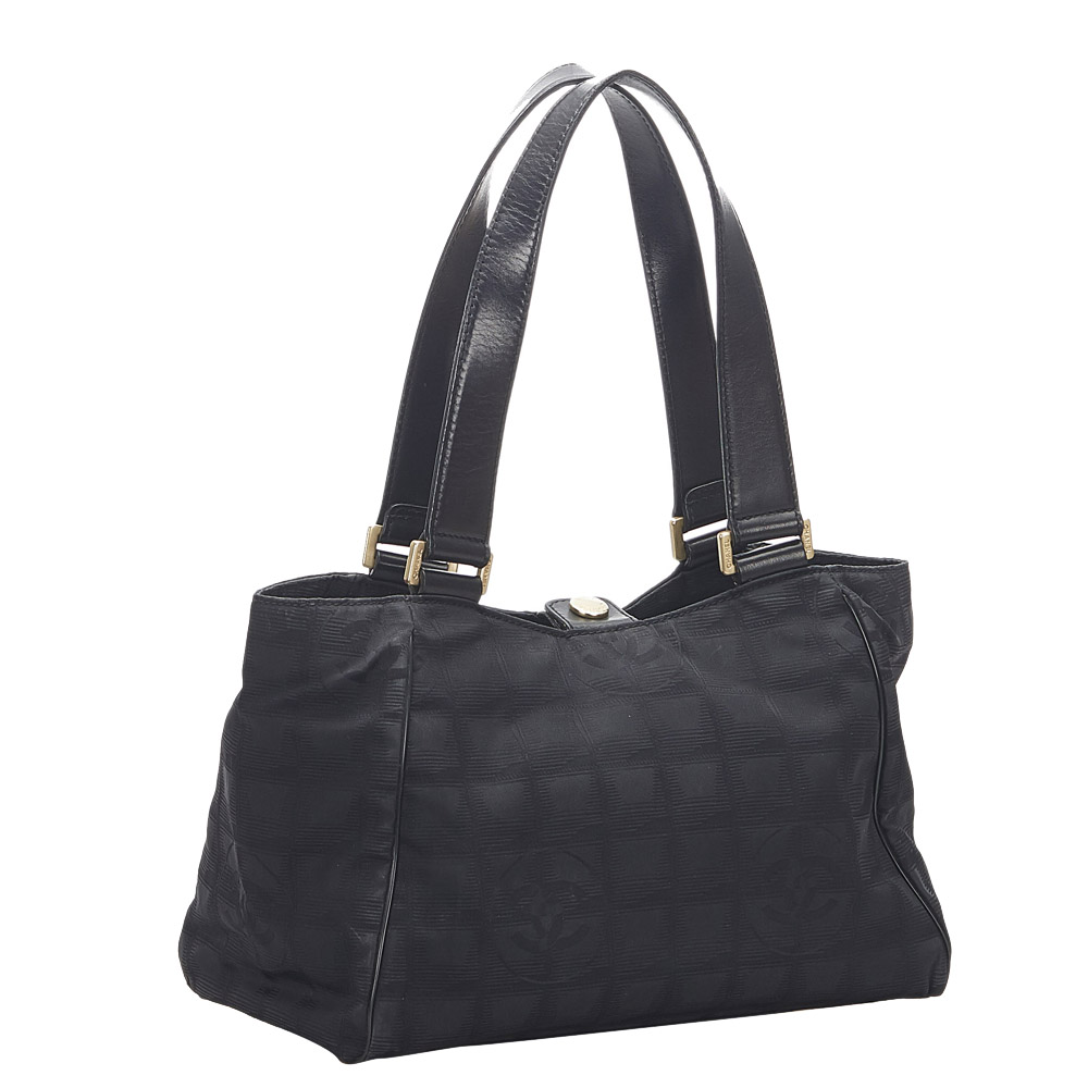 

Chanel Black Nylon New Travel Line Tote Bag