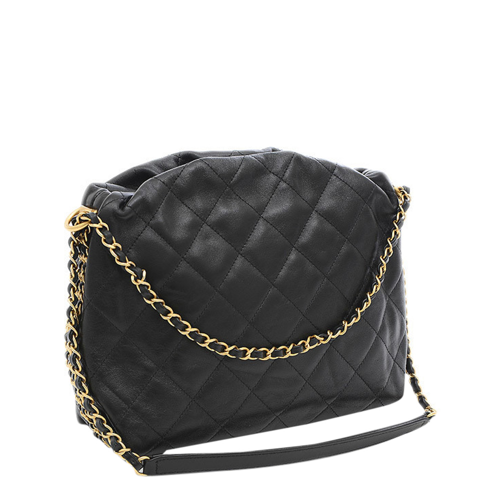 

Chanel Black Quilted Leather Shoulder Bag